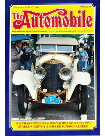 1986 THE AUTOMOBILE MAGAZINE 06, Nieuw, Author