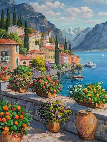 E. Fontana (XX) - Lago di Garda