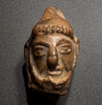 Oud-Grieks, Hellenistisch Terracotta ongebeschadigd, met, Antiek en Kunst