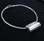 Zilveren halsketting met amulet uit Rajasthan - India -