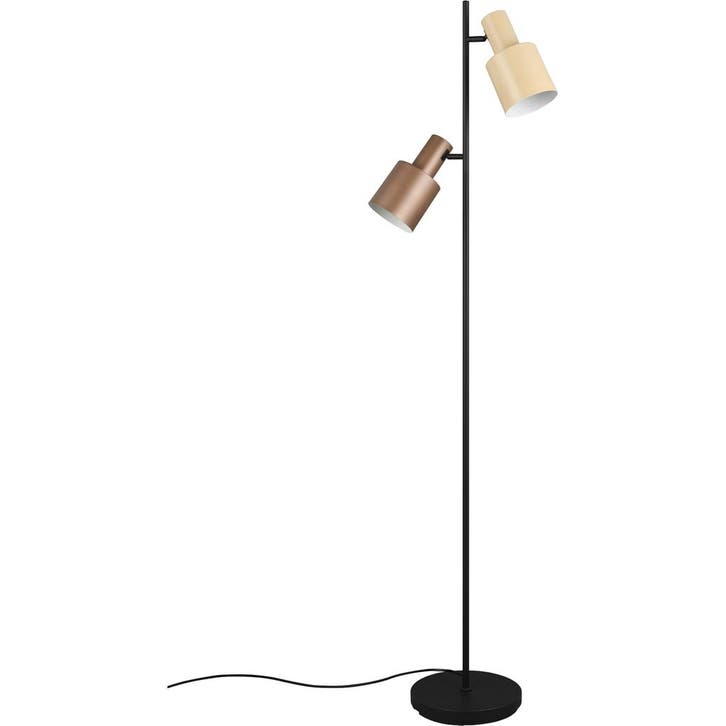 LED Vloerlamp - Trion Guido - E27 Fitting - 2-lichts - IP20, Huis en Inrichting, Lampen | Vloerlampen, Nieuw, Metaal, Ophalen of Verzenden