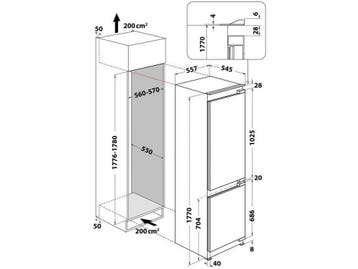 Bauknecht KGITN 18F4 M - Inbouw Koel-vriescombinatie - No, Verzenden, Nieuw
