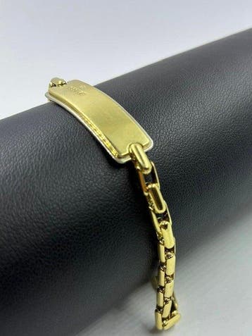Barakà - Armband - 18 karaat Geel goud - Barakà ID-plaat, Nieuw