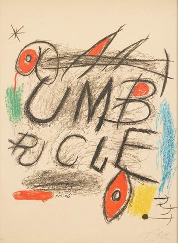 Joan Miro (1893-1983) - Umbracle