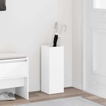 vidaXL Paraplu Standaard met opslag Wit 20 x 20 x 55,5 cm, Huis en Inrichting, Verzenden, Nieuw