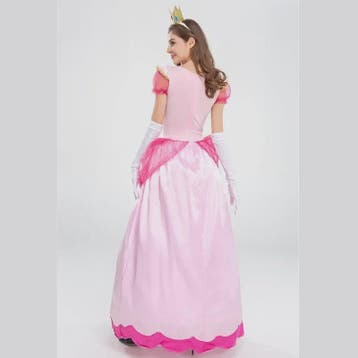 Prinsessenjurk Peach - Dameskostuum voor Feestjes, Carnaval, Verzenden, Nieuw