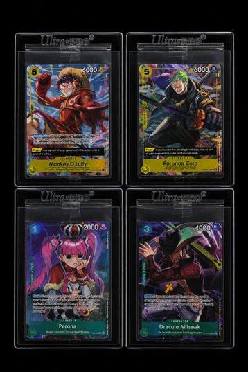 Bandai - 4 Complete set - One Piece, Nieuw
