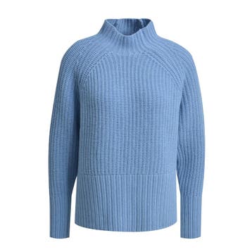 Milano Italy • blauwe wollen trui • 36, Kleding | Dames, Truien en Vesten, Maat 36 (S), Verzenden, Blauw, Milano Italy