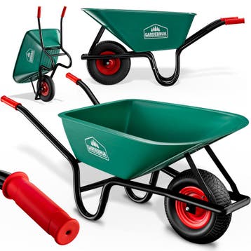 Kruiwagen Groen 100L max 250kg (Tuingereedschap, Tuinieren), Verzenden, Nieuw