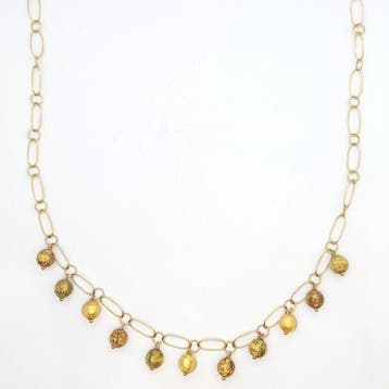 Halsketting - 18 karaat Geel goud - 35.00ct. tw., Sieraden, Tassen en Uiterlijk, Kettingen, Nieuw