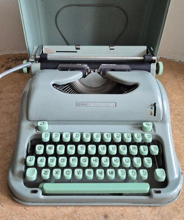 Hermes Media 3 - Typemachine - 1960-1970, Antiek en Kunst, Kunst | Designobjecten