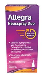 Allegra Neusspray duo, Verzenden, Nieuw
