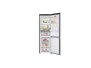 Lg -   Koel-vriescombinatie Essence Mat Zwart, 200 liter of meer, Verzenden, 60 cm of meer, Met aparte vriezer