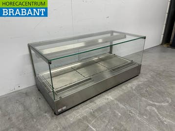 RVS Ubert Warmhoudvitrine Warmtevitrine 106 cm 230V Horeca, Ophalen of Verzenden, Nieuw in verpakking