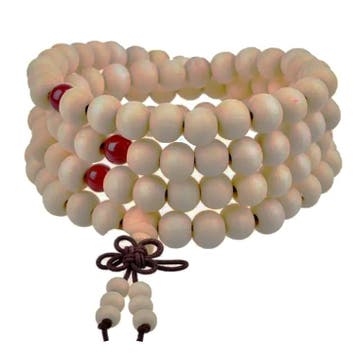 Fako Bijoux - Buddha Armband - Sandelhout - 8mm - Naturel, Verzenden, Nieuw