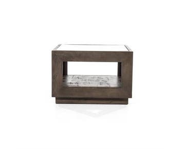 Salontafel Liam 60x60cm - bruin | Eleonora, Huis en Inrichting, Tafels | Salontafels, Ophalen of Verzenden, Nieuw