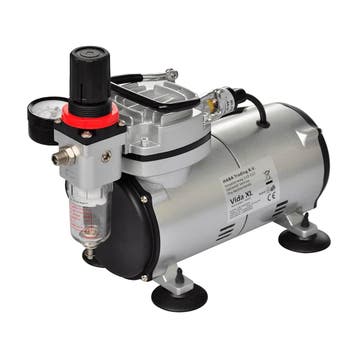 vidaXL Airbrush-compressorset met 2 pistolen, Verzenden, Nieuw