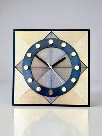 Wandklok - Juwelier Hörl Prototype - Mid-century modern, Antiek en Kunst