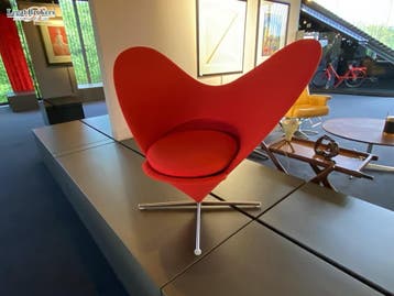 VERNER PANTON Heart cone chair original, Ophalen of Verzenden