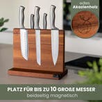 Messenmagneet - Magneetstrip messen - Messenhouder - Hout -, Verzenden, Zo goed als nieuw