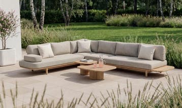 Taste by 4 Seasons Marco lounge hoekbank XL teak |, Ophalen of Verzenden, Nieuw