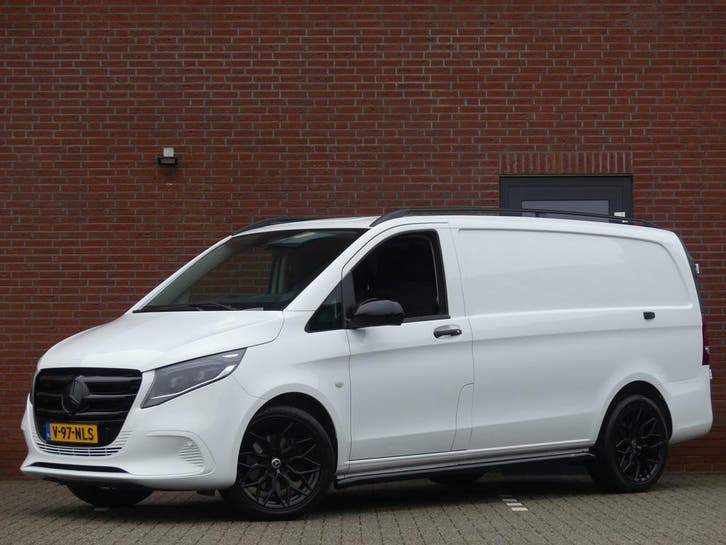 Zakelijke Lease |  Mercedes-Benz Vito 116 CDI Lang LED/Navig, Auto's, Bestelauto's, Dealer onderhouden, Lease, Automaat, Wit, Mercedes-Benz