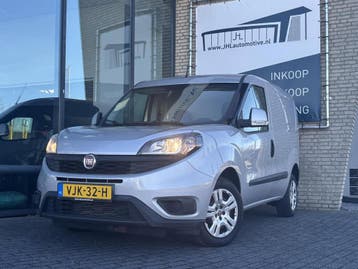 Fiat Doblò Cargo 1.3 MJ L1H1 SX*AIRCO*NAVI*CRUISE*PDC*BLUETO, Stof, Gebruikt, Zilver of Grijs, Lease