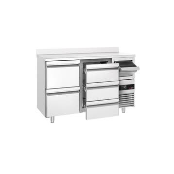 GGM Gastro | Barkoelkast PREMIUM - 1580x600mm - 365l - met 5, Verzenden, Nieuw in verpakking, Meubilair