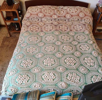 Bedsprei - 265 cm - 255 cm - Sprei van camelias