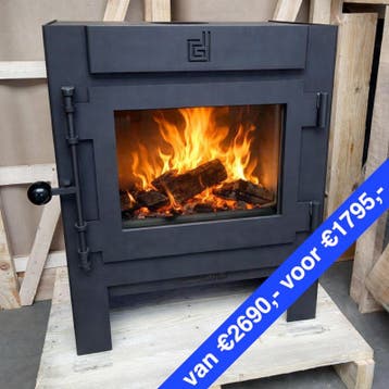 Dik Geurts Jannik medium Low High en Large LAAGSTE PRIJS!!, Huis en Inrichting, Kachels, Ophalen of Verzenden, Vrijstaand, Hout