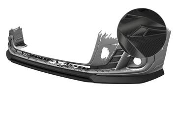 Cupspoilerlip met ABE voor Audi A8 D5 (Type 4N/F8) CSL867-C, Auto-onderdelen, Verzenden, Nieuw