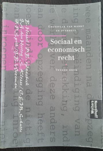 Sociaal en economisch recht - HESSEL 9789001385811, Verzenden, Gelezen, HESSEL