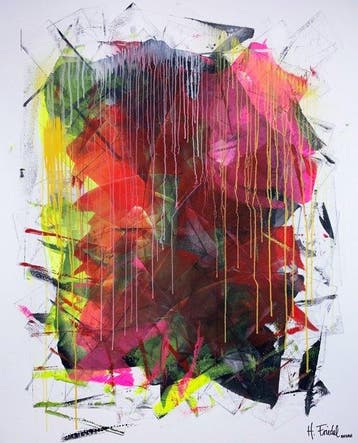 H. Friedel (XX) - Let It Drain, Antiek en Kunst, Kunst | Schilderijen | Modern