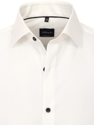 Venti Overhemd Met Manchet Modern Fit 001980-003 Gebroken, Verzenden, Nieuw, Wit