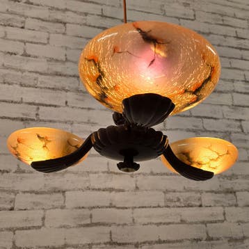 hanglamp Bakeliet 240 Refurbished, Ophalen, Zo goed als nieuw, Overige materialen, Vintage