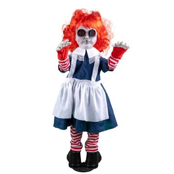 Halloween Decoratie Betty Buttons Pop 95cm Licht Geluid En, Verzenden, Nieuw, Overige typen
