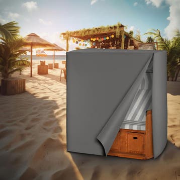 Beschermhoes voor strandmeubel - grijs, Verzenden, Nieuw