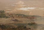 English school (XIX), H. Fuller - Landscape, Antiek en Kunst