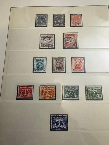 Nederland 1924/1940 - Mooie verzameling gestempeld vanaf, Postzegels en Munten, Gestempeld
