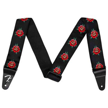Fender 0990638015 Rose Gitaarband Rood Jacquard Nylon, Ophalen of Verzenden, Nieuw