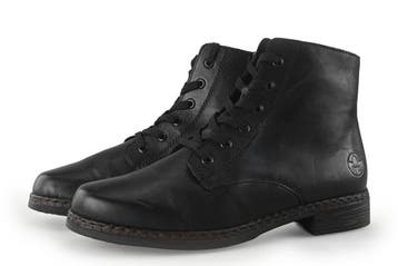 Rieker Veterboots in maat 42 Zwart, Verzenden, Zwart, Overige typen, Zo goed als nieuw