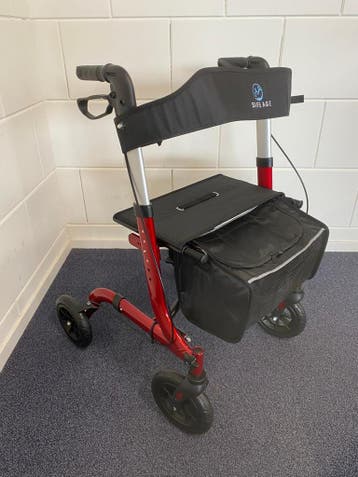 Lichtgewicht Rollator Nieuw Inklapbaar - Gratis verzending!, Ophalen of Verzenden, Opvouwbaar, Nieuw