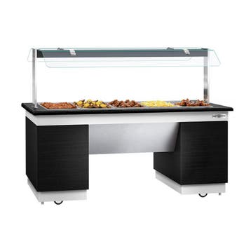 GGM Gastro | Buffet warmhoud DUBLIN - 2000mm - met |, Verzenden, Nieuw in verpakking