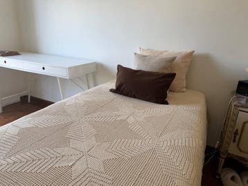 Bedsprei - 220 cm - 180 cm - Croché - ambachtelijk, Antiek en Kunst