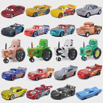 Disney Cars Speelgoed Auto's & Tractoren Set - Lightning McQ, Verzenden, Nieuw