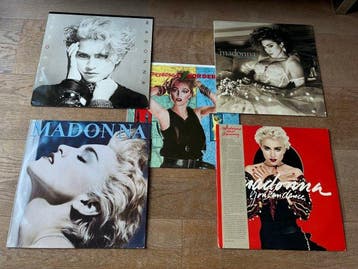 Madonna - 4 x albums + 1 x 12 single - Diverse titels - LP, Cd's en Dvd's, Nieuw in verpakking