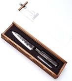 Santoku Knife - 440C Japanese Stainless Steel - Forged and