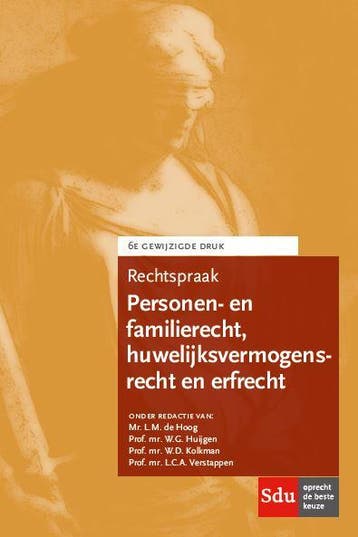 Rechtspraak personen  en familierecht huwelijk 9789012404020, Verzenden, Zo goed als nieuw