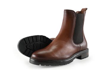 Linea Zeta Chelsea boots in maat 37 Cognac, Kleding | Dames, Schoenen, Overige kleuren, Verzenden, Overige typen, Zo goed als nieuw