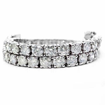 Armband - 14 karaat Witgoud - 8.05ct. tw. Diamant, Nieuw